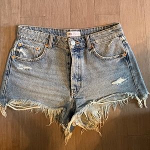 Zara jean shorts